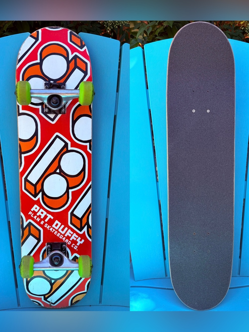 Plan B Skateboards Pat Duffy Complete Skateboard - Anchor Trucks Spitfire Wheels